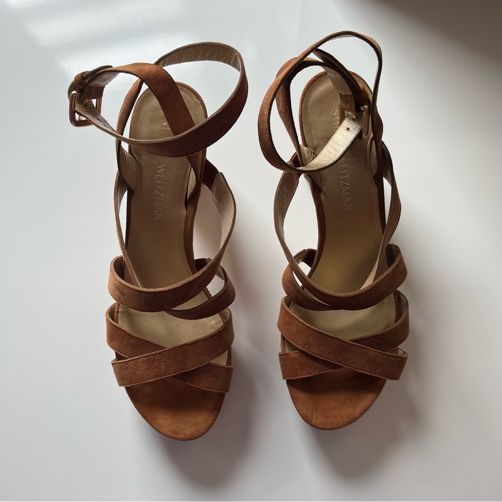 Stuart Weitzman Women’s Platform Sandals size 9.5B